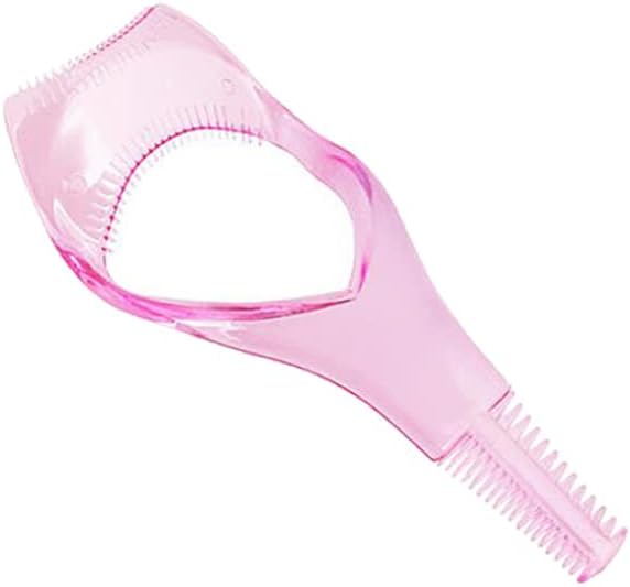 KUYYFDS Mascara Eyelash Applicator 3 in 1 Mascara Tool Plastic Makeup Eyelash Shield Upper Lower Eye Lash Mascara Applicator Guide with Eyelash Assist Comb Brush for Women Girls Pink Mascara Eyelash. : Beauty & Personal Care