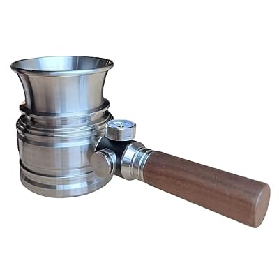 TBLOTYD 58Mm Pneumatic Coffee Machine, Portable Manual Espresso Maker, With Pressure Gauge, Wooden Handle, For Home, Camping, Travel, Induction Stove And Open Flame Heating Use