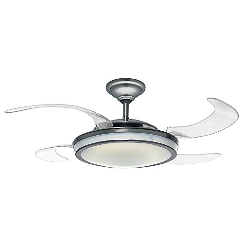 Hunter Fanaway Indoor Ceiling Fan with Lights and Remote Control, 48", Brushed Nickel