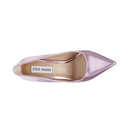 Steve Madden Women's Vala Pump, Pink Metallic, 6