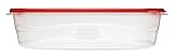 Rubbermaid TakeAlongs Food Storage Containers, 20 Count, Tint Chili, 1893670