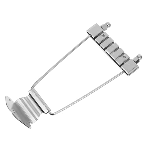 GOOHOCHY Professional Tailpiece for 6-string Guitar Jazz Archtop Bridge No Mounting Screws