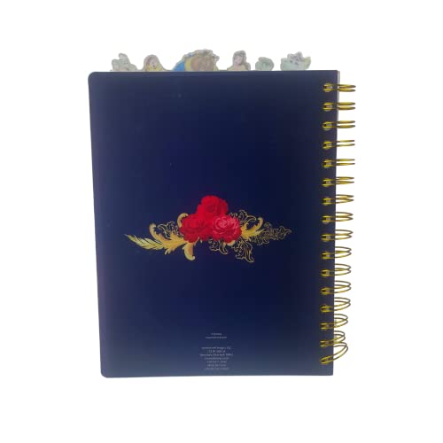 Innovative Designs Disney Beauty And The Beast Journal Notebook, Spiral Bound, 144 Lined Pages, 8 X 7 Inches #TOP5