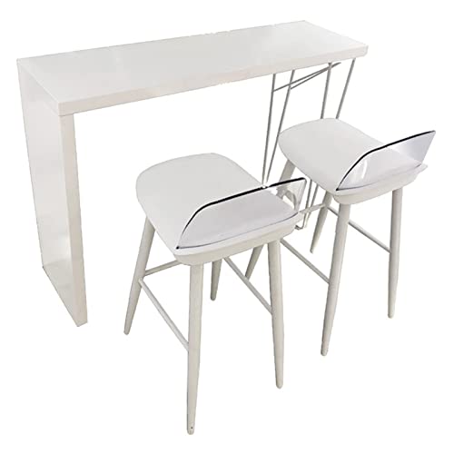 ENGENDER Mesa de Bar Balcón de Bar Moderno y en casa con los pies la cafetería Pared Mesa Larga sin sillas Barra Cocina