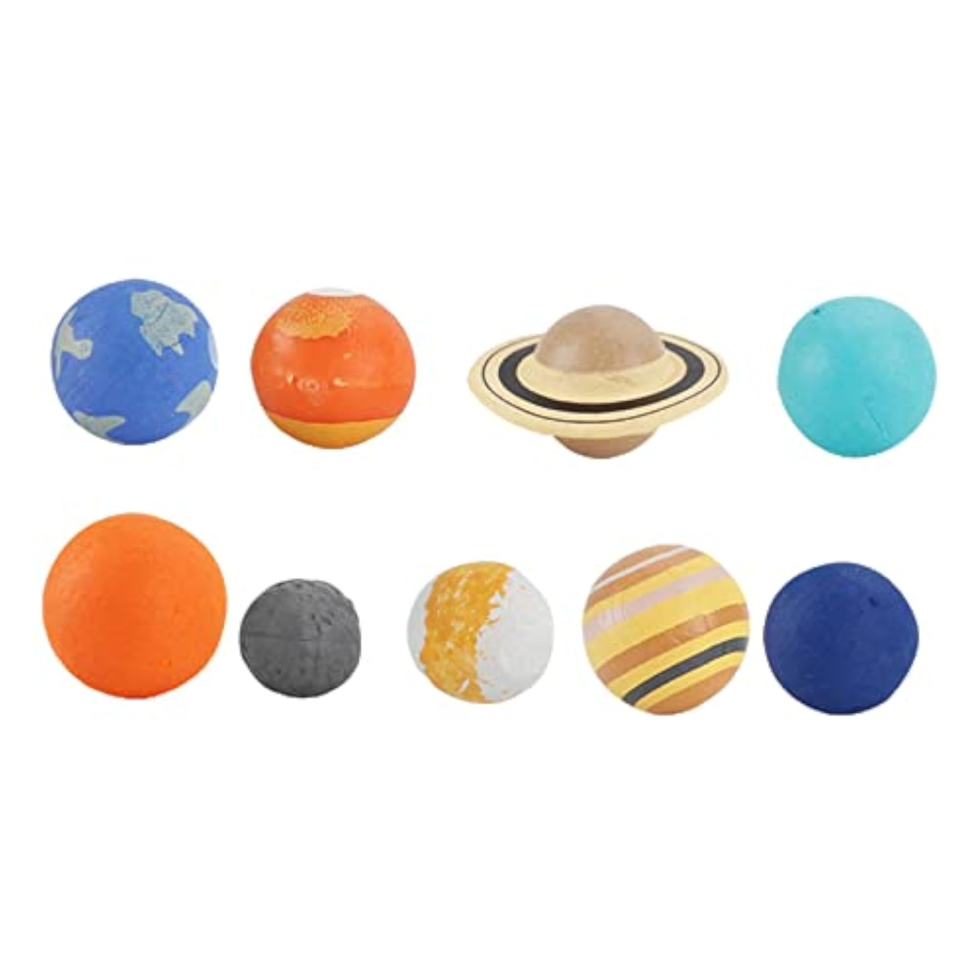 9Pcs Colorful Early Education Soft Planet Ball Set