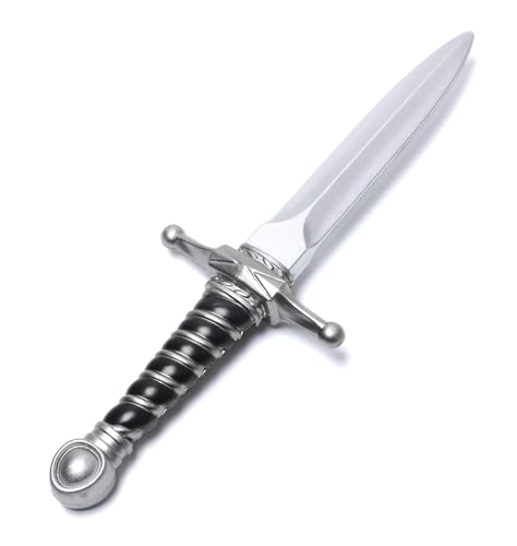 PU Foam Training Dagger for Martial Arts Practice Costume Party Props, Halloween Foam Weapon Pretend Cosplay Novelty Dressing Up, 1 Pack