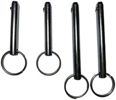 Replacement 4 Hitch Pins, Black Material for 1000 1100 1500 1700 1800 Elite PRO Ultra Wingbar & Dip Bars New for Total Gym