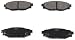 DuraGo BP1114 MS Rear Semi-Metallic Brake Pad