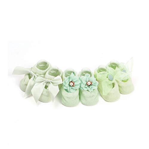Image of SYGA NewBorn Baby's Regular Cotton Socks (Pack Of 3) For 0-12 months