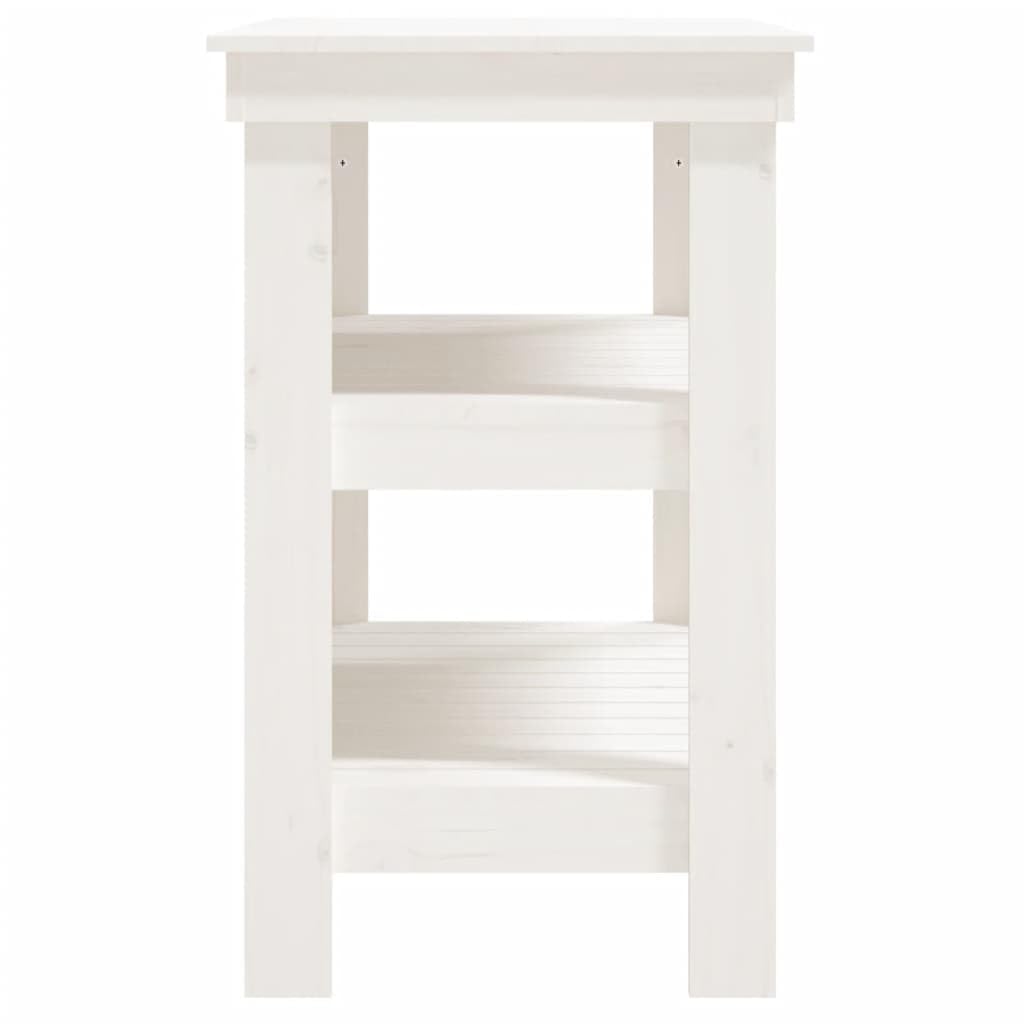 Genérico Banco de Trabajo de Madera Maciza de Pino Blanco 78,5x50x80 cm,Bricolaje,Accesorios de Bricolaje,Organización y Almacenamiento de Herramientas,Mesas de trabajo-823640