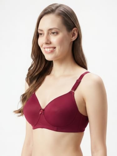 Image of GRECIILOOKS Bra for Woman Combo| Size 32-38 | Non Padded Bra for Woman | Wireless Everyday Bras for Women | Seamless Tshirt Bra's for Women Full Coverage