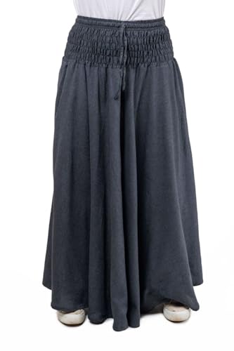 Jupe longue fluide grande taille grise pour masquer les complexes Horizon - 3