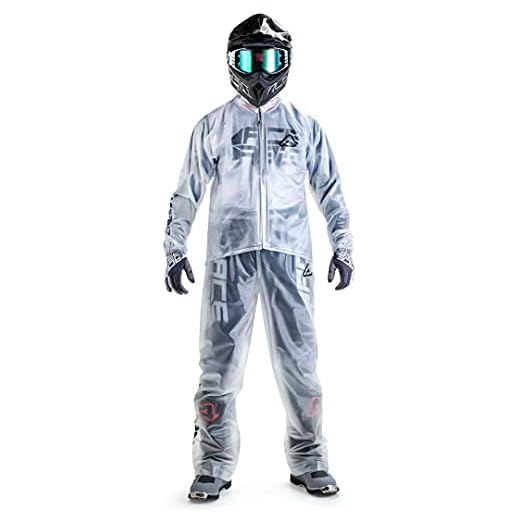 Acerbis Giacca da pioggia, Trasparente, L/XL