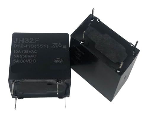 Relé de 4 pines JH32F 012-HS(551) de 12V y 5A para placas electrónicas