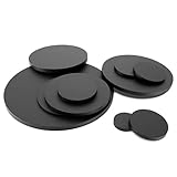 Industrial Thickened Round Rubber Pad Shock Absorbing Wear Resistant Load Bearing Sealing Gasket 10 Pcs 400mm*3mm