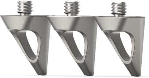 Peak Design Pro Spike Feet for Pro Tripod and Tall Tripod, Set of 3 Stainless Steel Feet, Superior Stability and Grip on Loose or Slippery Terrain