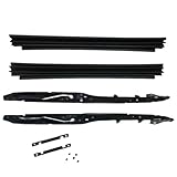 ZrAutomch LH/RH Sunroof Moon Roof Guide Track Repair Pair Kit with Blinds Fit for Ford F150 Expedition 2015-2022 Replace#FL34 16502F86-BD,FL34 16502F86-BA,FL3Z1651071B,FL3Z1651070B