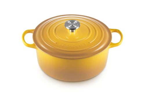 Image of Le Creuset Enameled Cast Iron Signature Round Dutch Oven, 7.25 qt., Nectar