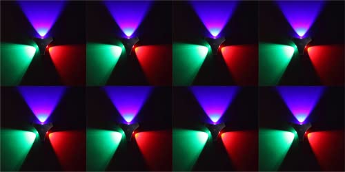 Image of Murphy 6-Watt 3 Way Up Down Outdoor LED Wall Light with Aluminium IP65 Grade Waterproof Body (Multi Color, Pack of 8)