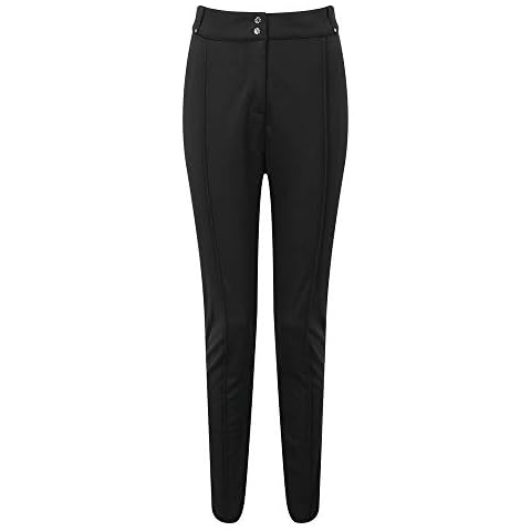Dare 2b Women's Sleek Waterproof and Breathable Tapered Pant Overalls, Black, S Cover