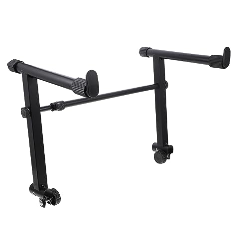 Toyvian Keyboard Holder Stand Universal Electronic Organ Stand Adjustable Width for Easy Assembly