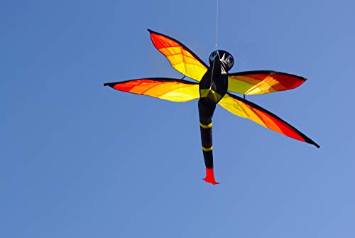 ZHUOYUE Dragonfly Kites for Kids and Adults, Single Line Kite Easy Flying for Outdoor, Nylon Fabric Best Kite with Flying Tool