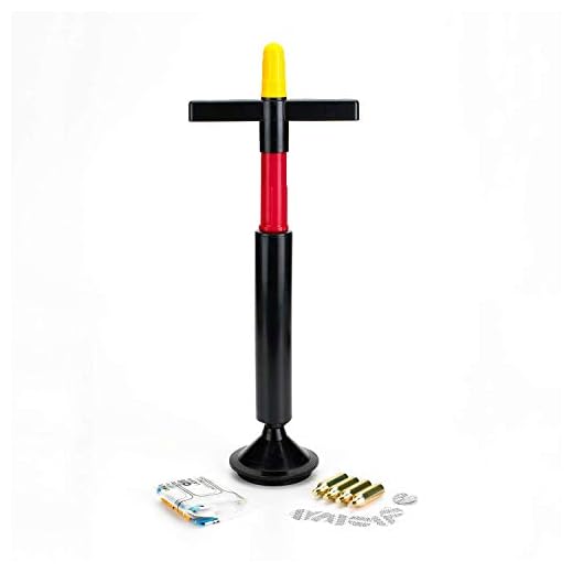 Kleer Drain 100 Heavy Duty Toilet Plunger, Powerful CO2 Air Pressure, Instant Drain Opener for Sinks, Toilets, Bathtubs, Showers