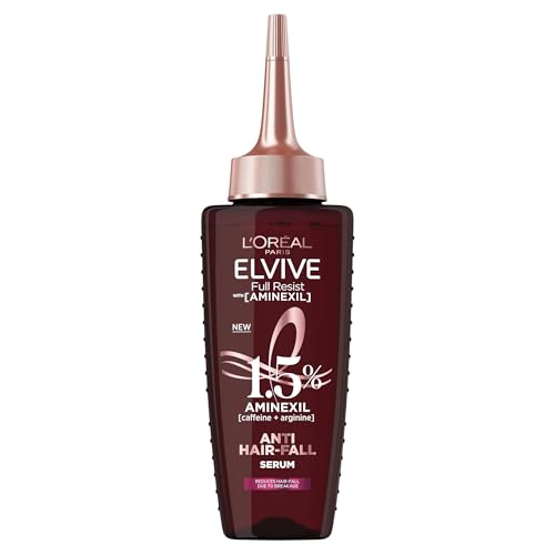 L'Oréal Paris Sérum Anti-Caída Elvive Full Resist con 1,5% de Aminexil [Cafeína + Arginina] Reduce la caída del pelo en 6 semanas : Amazon.es: Belleza