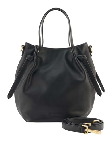 Sac à main FREDsBRUDER noir en cuir Just Easy Little Basket
