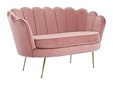 sofa rosa kaufen Altura del asiento: 42.5 cm, Profundidad del asiento: 50 cm, Relleno del respaldo: Espuma de poliuretano