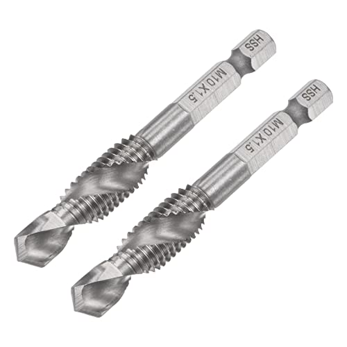 uxcell Combination Drill and Tap Bit, 1/4