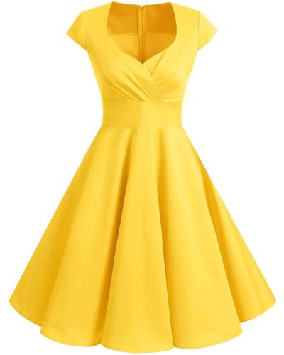 Image of Bbonlinedress Women Short 1950s Retro Vintage Cocktail Party Swing Dresses