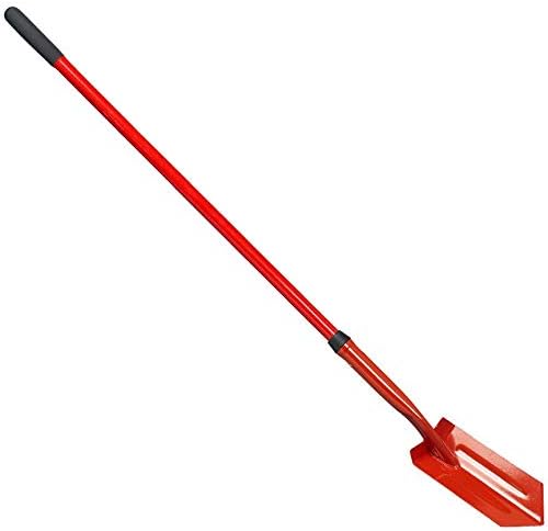 CORONA SS 64325 - Trench Digging Shovel - 5 in 28° Angle, 12 Gauge, 48 in Fiberglass Handle