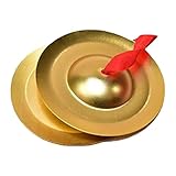 Qectial Handbecken, Fingerbecken Aus Legierung, Schlaginstrument, Trommel, Musikinstrument, Traditionell, Professionell, Robustes Material, Geeignet für Kinde, Groß
