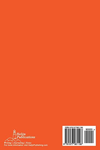 Brasil (Brazil) - Orange Lined Notebook with Margins - 6x9: 101 Pages, Medium Ruled, 6 x 9 Journal,