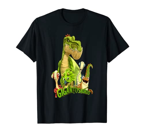 Gigantosaurus Logo Giganto und den 4 jungen Dinosauriern T-Shirt Cover