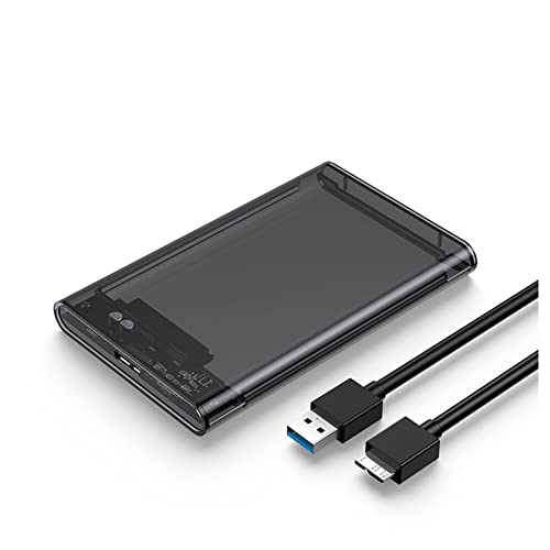 Caja Transparente para Disco Duro 2.5" SATA a USB 3.0 miniatura 1