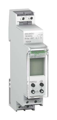 Interrupteur horaire digital IHP+ rail din programmateur horaire numérique 1 mod