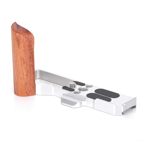 Accès facile batterie avec la poignée en bois pour GR4 et plaque Arca argent