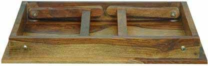 Image of Sheesham Wood Wood Portable Laptop Table (Finish Color - Provincial Teak Finish, DIY(Do-It-Yourself))
