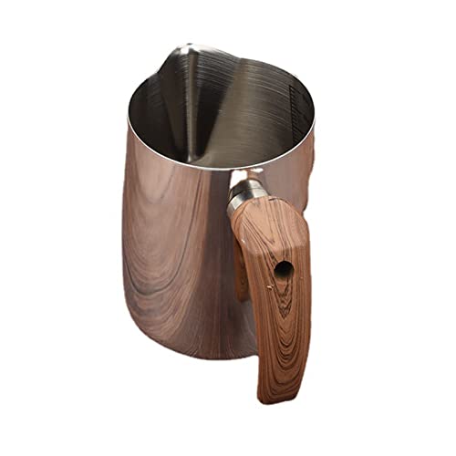 Jarra de espuma de leite, copos de espumamento de leite de aço inoxidável, 2 tamanhos, perfeito para