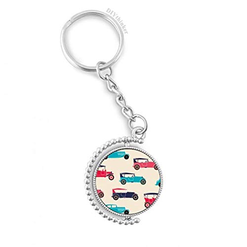 Llavero de coches de dibujos animados ideal para colgar en mochilas