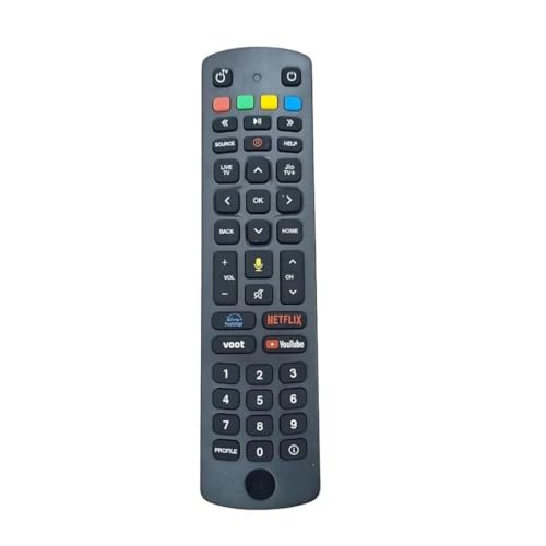 Image of Universal Bluetooth Remote for Fiber smart Set top Box, Universal Remote for All smart tv, Suitable for air Fiber Box with Voice Command, Netflix hotstar YouTube hotkeys