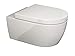 Produktbild SSWW Design Hänge-WC CT2019V inkl. WC-Sitz mit Softclose-Funktion Geschlossener Unterspülrand Toilette mit Lotus-Effekt | 545 x 360 mm