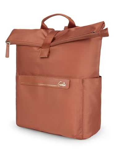 Image of Genie Rogue Laptop Backpack for Girls (27L) | Spacious Office, College & Travel Laptop Backpack | Padded Laptop Sleeve | Mud Coral