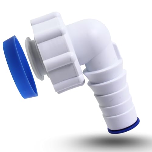 DL-pro Raccordo per tubo flessibile con attacco a condensa per sifone da 1 pollice per lavatrice e lavastoviglie con diametro di 19 mm