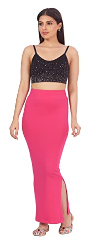 Image of Studio Shringaar Women's Pure Cotton Stretchable Saree Shapewear Petticoat