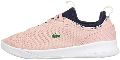 Lacoste Women's LT Spirit Sneaker, Light Pink/Navy, 7.5 Medium US | Image 7