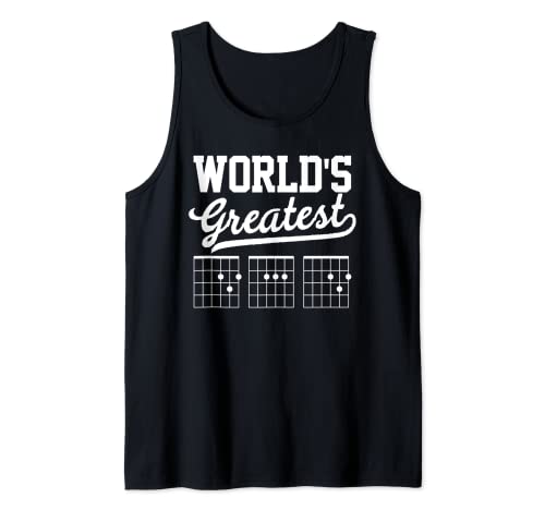 Guitare avec onglet pour frette « World's Greatest Dad » Débardeur