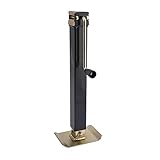 Koch Industries 4231425 Square Jack, Weld-On Direct Mount, 7,000-pound Lift Capacity, Sidewind, 15, Drop-Leg 13.6-inch Travel